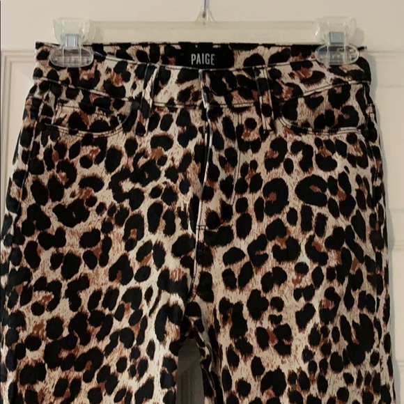Paige Leopard Jeans - Picture 3 of 5